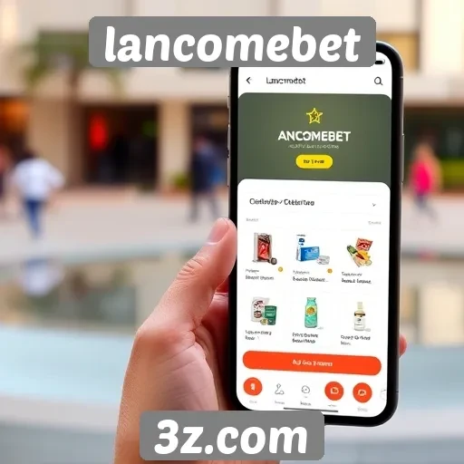 Lancomebet: plataforma compatível com dispositivos móveis